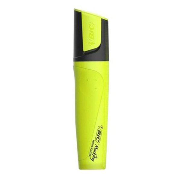 Bic Markıng Flat Hıghlıghter 12'li Sarı Fosforlu Kalem