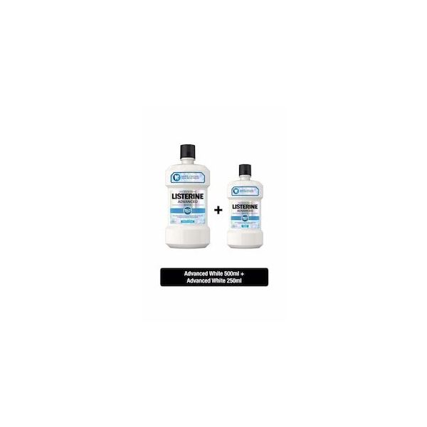 Listerine Advanced White 250+500 ml Ağız Bakım Suyu
