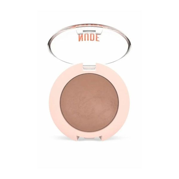 Golden Rose Nude Look Matte Baked Eyeshadow-Caramel Nude