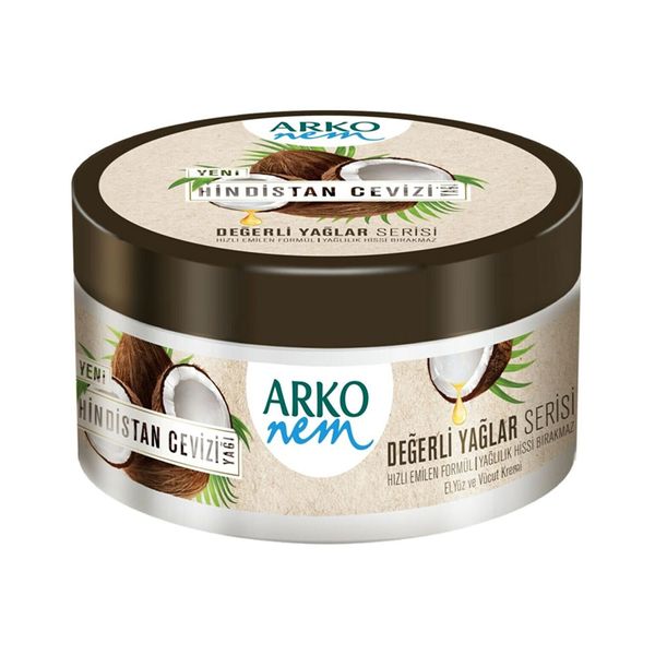 Arko Nem Değerli Yağlar Hindistan Cevizi 250 ml Kremi