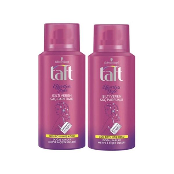 Taft Effortless Style Işıltı Veren 2x100 ml Saç Parfümü