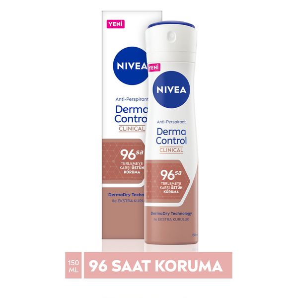 Nivea Derma Control Clinical 150 ml Kadın Deodorant