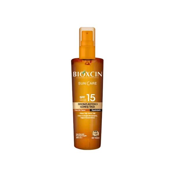 Bioxcin Sun Care 200 ml Spf15 Bronzlaştırıcı Güneş Yağı