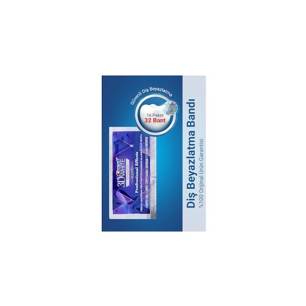 Crest 3D Whitestrips Professional Effects 32'li Diş Beyazlatma Bantları