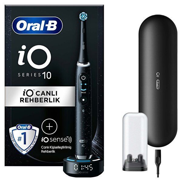 Oral-B iO10 Şarjlı Kozmik Siyah Diş Fırçası