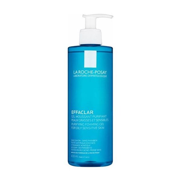 La Roche-Posay Effaclar Yağlı ve Akneye Eğilimli Ciltler için 400 ml Yüz Temizleme Jeli