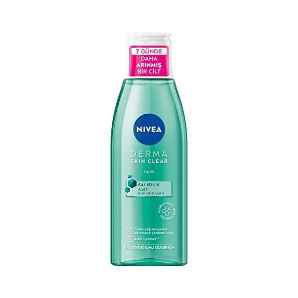 Nivea Derma Skin Clear 200 ml Sivilce Karşıtı Salisilik Asit Tonik