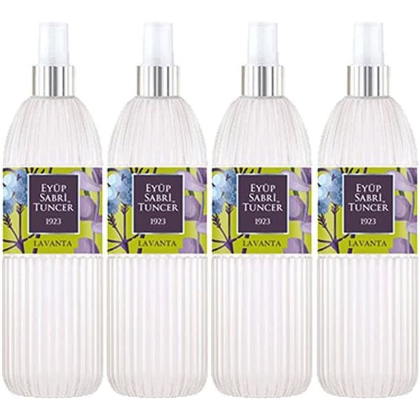 Eyüp Sabri Tuncer 4x150 ml Lavanta Silindir Pet Şişe Sprey
