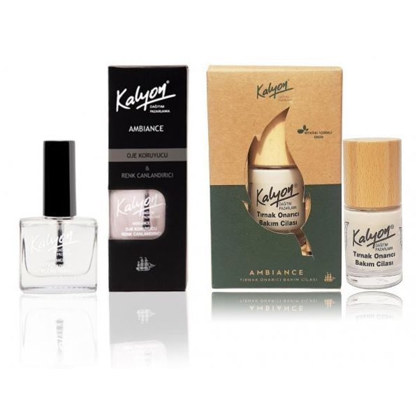 Kalyon Oje Koruyucu + Kalyon 11 ml Bitkisel Tırnak Onarıcı Bakım Cilası