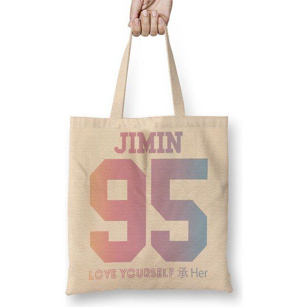 Baskı Dükkanı Bts Jimin Jhope Bez Çanta