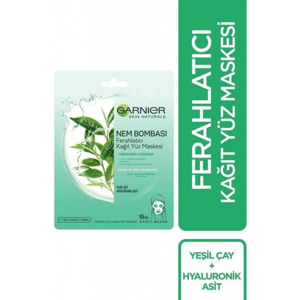Garnier Nem Bombası Ferahlatıcı 32 gr Kağıt Maske