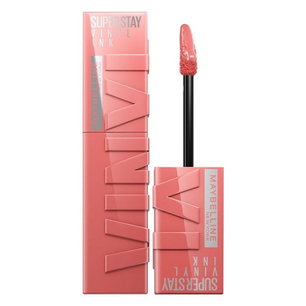 Maybelline Super Stay Vinyl Ink 100 Charmed Likit Parlak Ruj