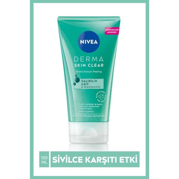 Nivea Derma Skin Clear Sivilce Karşıtı Yüz Temizleyici 150 ml Peeling