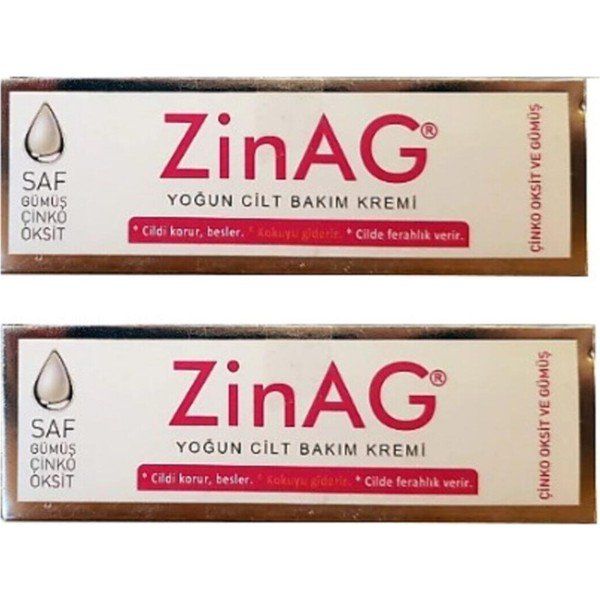 Zinag Gümüş Katkılı 2x30 ml Yoğun Cilt Bakım Kremi
