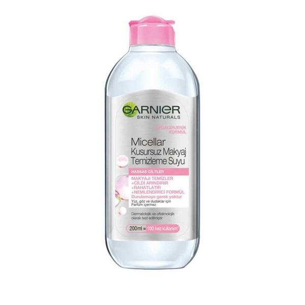Garnier 200 ml Hassas Ciltler İçin Micellar Kusursuz Makyaj Temizleme Suyu