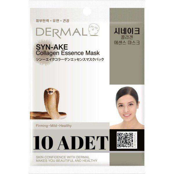 Dermal 10 Adet Syn-Ake Kolajen Maskesi