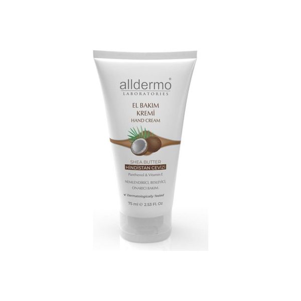 Alldermo 75 ml Shea Butter Hindistan Cevizi El Bakım Kremi