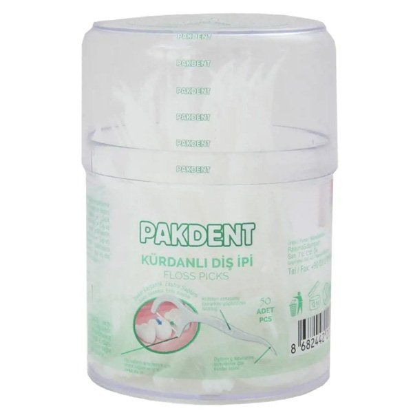Pakdent 50li Kürdanlı Diş İpi