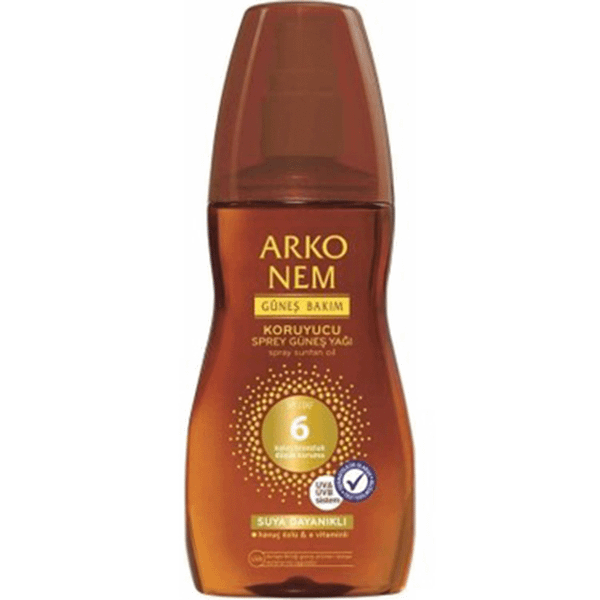 Arko Nem 150 ml Spf6+ Koruyucu Güneş Yağı Sprey