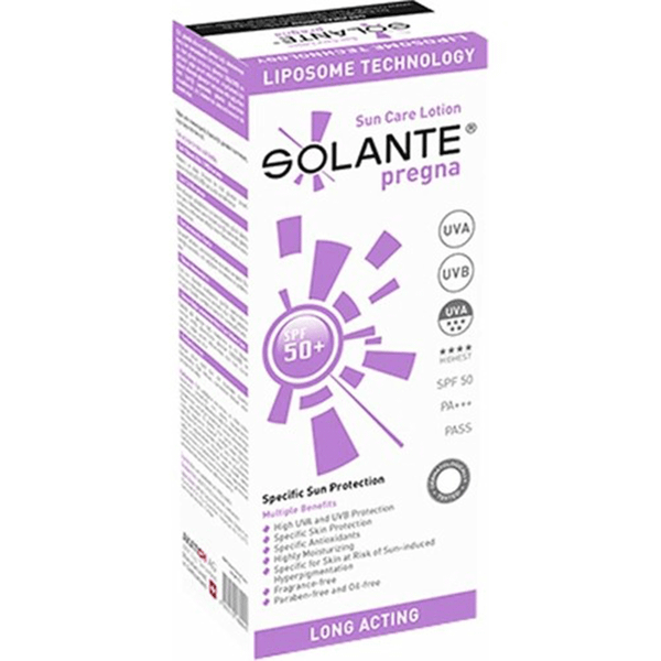 Solante Pregna 150 ml SPF50+ Güneş Koruyucu Losyon