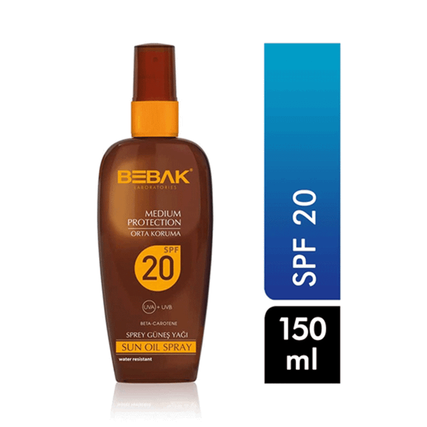Bebak 150 ML SPF20+ Güneş Yağı