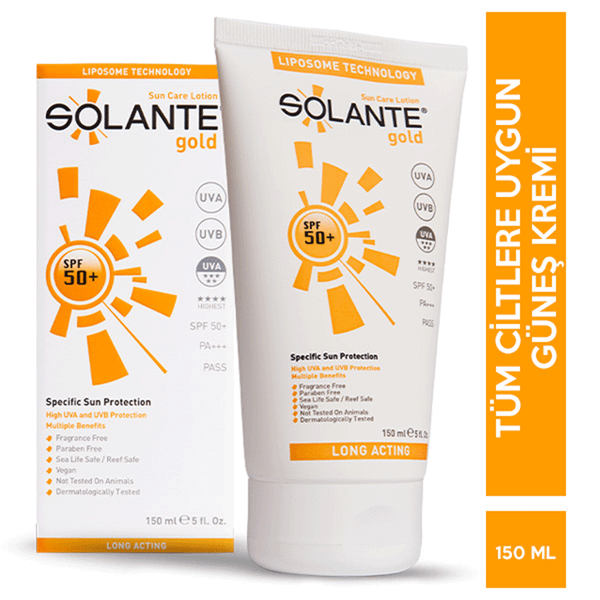 Solante Gold SPF50+ 150 ml Güneş Losyonu