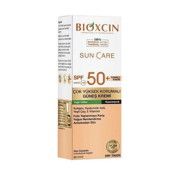 Bioxcin Sun Care Tint Yağlı Ciltler SPF 50+ 50 ml Güneş Kremi