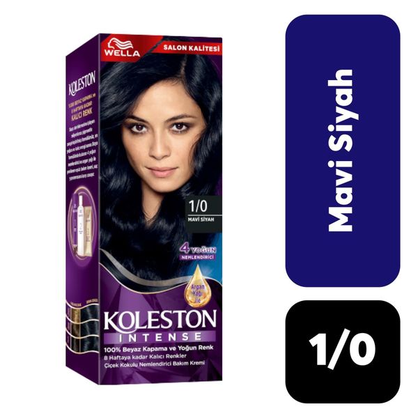 Koleston Intense 1/0 Mavi Siyah 50 ml Saç Boyası