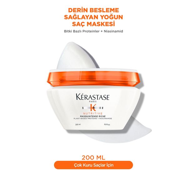 Kerastase Nutritive Masquintense Riche Derin Besleme Sağlayan Yoğun 200 ml Saç Maskesi