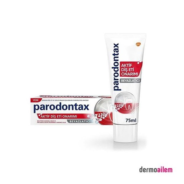 Parodontax Aktif Diş Eti Onarımı Beyazlatıcı 75 ml Diş Macunu