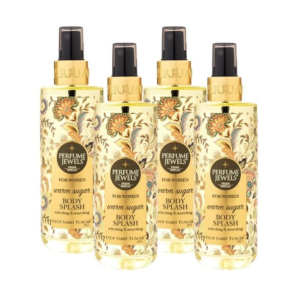 Eyüp Sabri Tuncer 4x250 ml Pj Body Splash Warm Sugar Vücut Spreyi