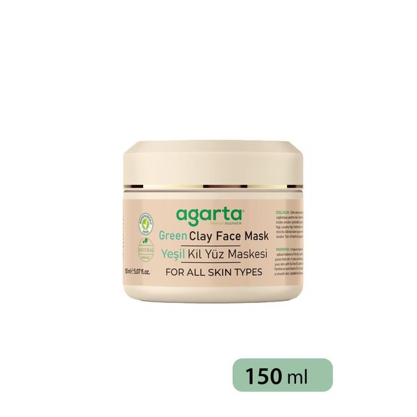 Agarta Doğal 150 ml Yeşil Kil Yüz Maskesi