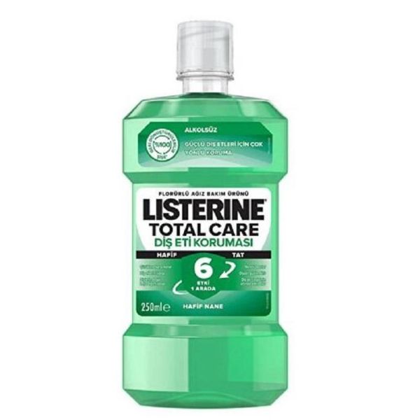 Listerine Total Care Hafif Nane Alkolsüz 250 ml Diş Eti Koruması