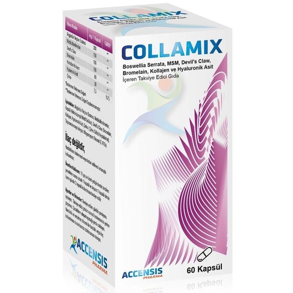 Accensis Pharma Collamix Kollajen Hyalüronik Asit 60 Kapsül