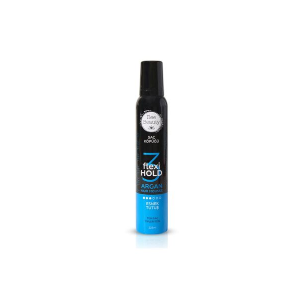Bee Beauty Argan Yağlı Esnek Tutuş 225 ml Saç Köpüğü