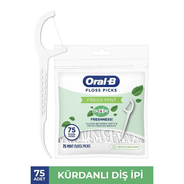 Oral-B 75 Adet Nane Aromalı Kürdanlı Diş İpi