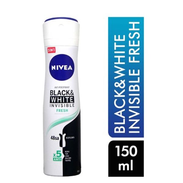 Nivea Invisible Black White Original 150 ml Kadın Deodorant