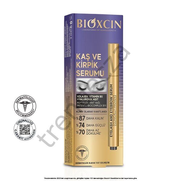 Bioxcin 3 ml Kolajen ve Hyaluronik Asit Kaş Kirpik Serumu