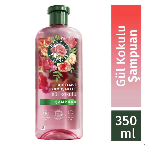 Herbal Essences Kadifemsi Yumuşaklık 350 ml Gül Kokulu Şampuan