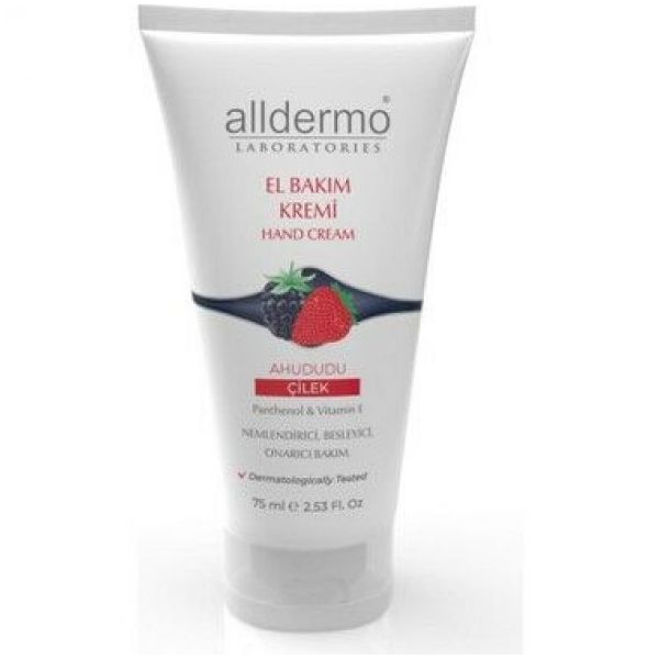Alldermo Ahududu Çilek 30 ml El Bakım Kremi