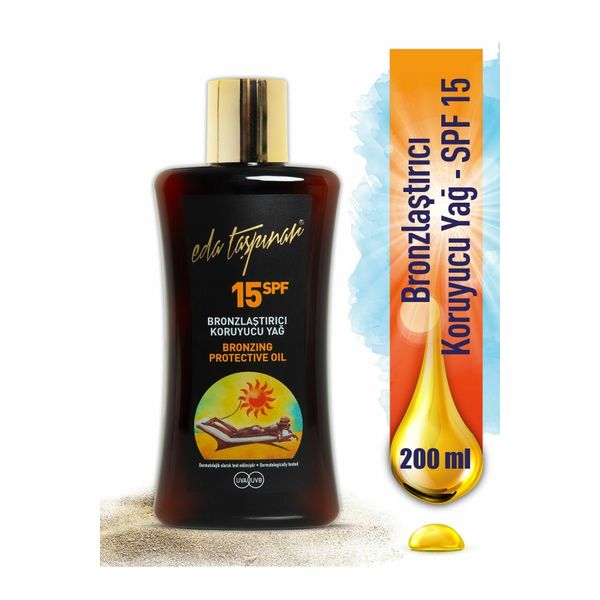 Eda Taşpınar Spf 15 Bronzlaştırıcı Koruyucu Yağ