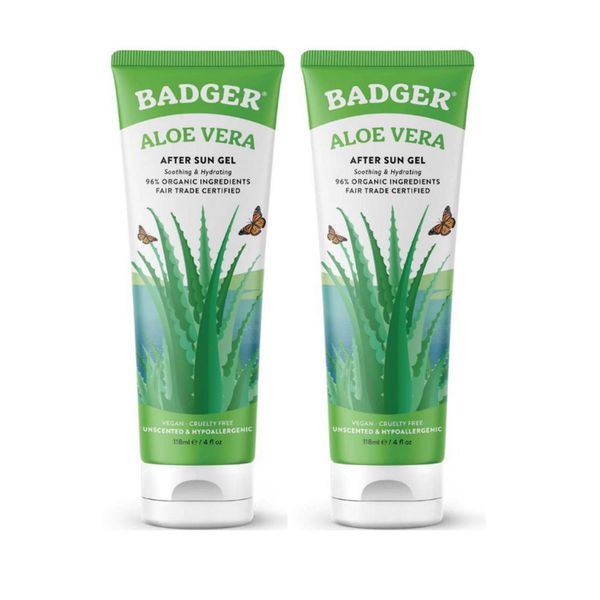 Badger Aloe Vera After Sun Gel 2x118 ml Güneş Sonrası Nemlendirici