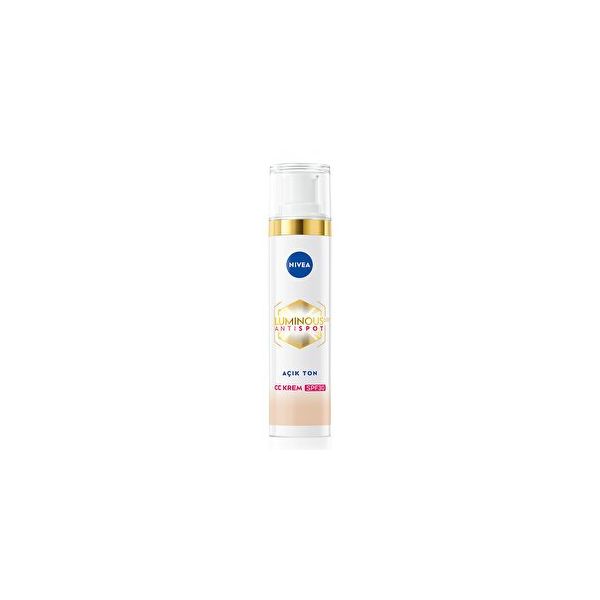 Nivea Luminous630 SPF30 Açık Ton 40 ml Koyu Leke Karşıtı CC Yüz Kremi
