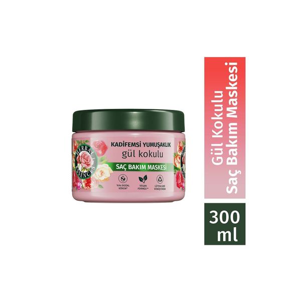 Herbal Essences Kadifemsi Yumuşaklık 300 ml Gül Kokulu Saç Bakım Maskesi