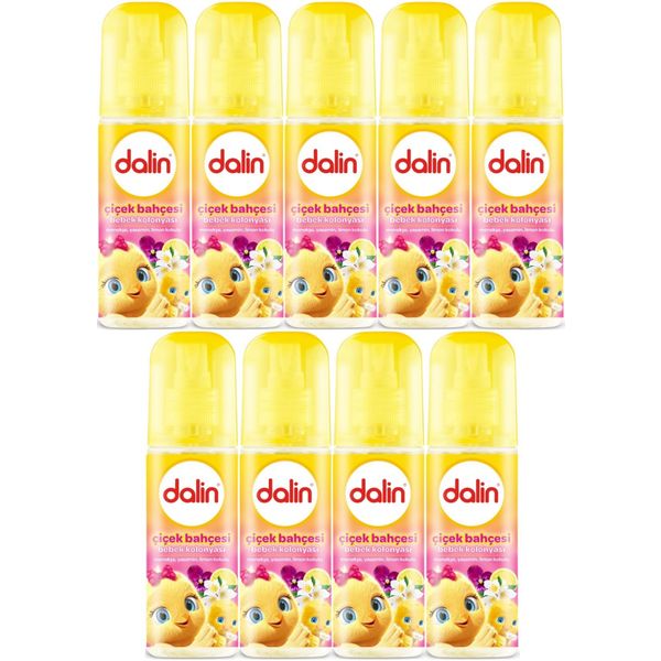 Dalin Çiçek Bahçesi Menekşe Yasemin Limon Kokulu 9'lu 150 ml Bebek Kolonyası
