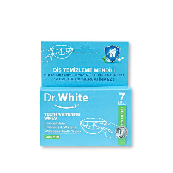 Dr.White 7'li Diş Beyazlatma Mendili