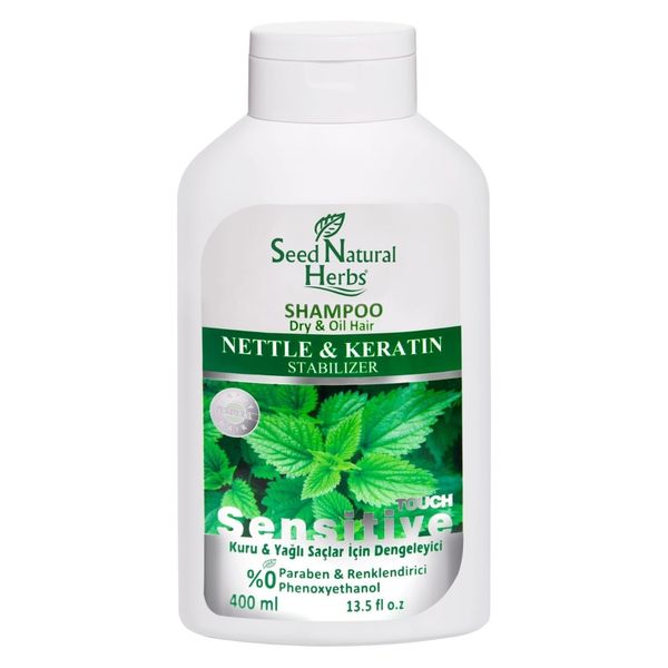 Seed Natural Herbs Isırgan Otu Keratin 400 ml Şampuan