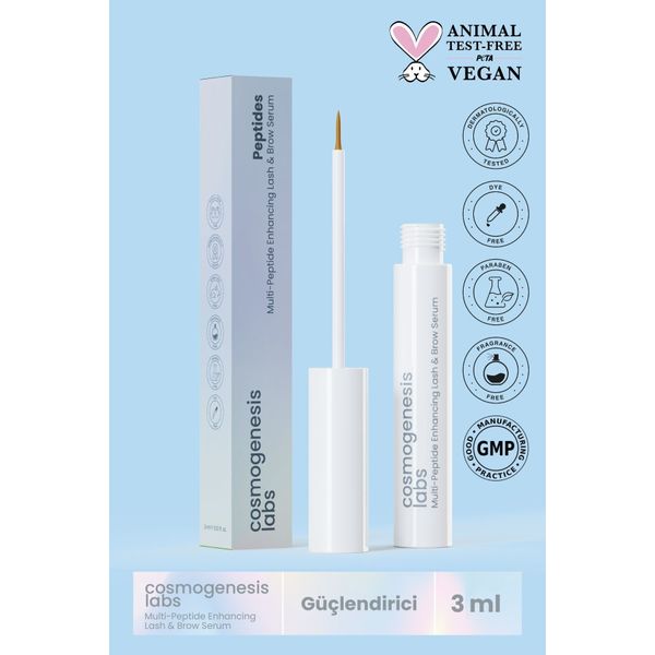 Cosmogenesis Labs 3 ml Güçlendirici Kirpik ve Kaş Serumu