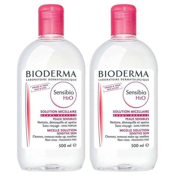 Bioderma Sensibio H2O 2x500 ml Yüz ve Makyaj Temizleme Suyu
