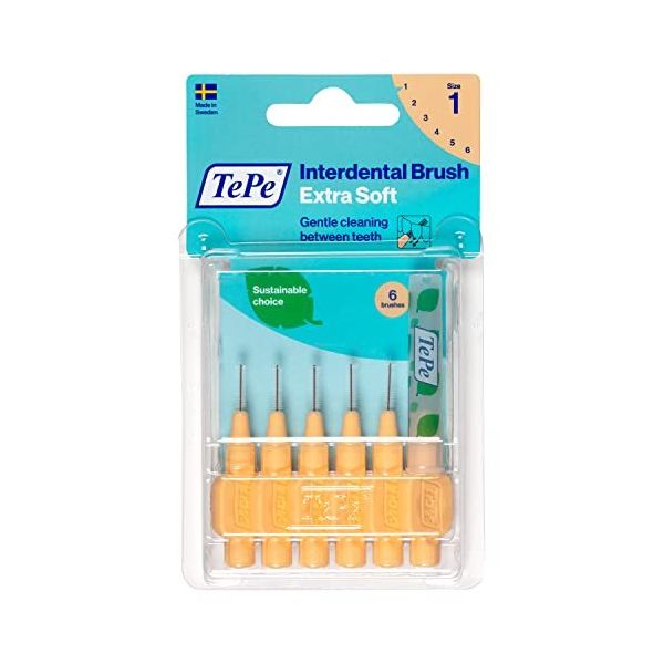 Tepe Blister X-Soft 0.45 mm Turuncu Diş Arayüz Fırçası